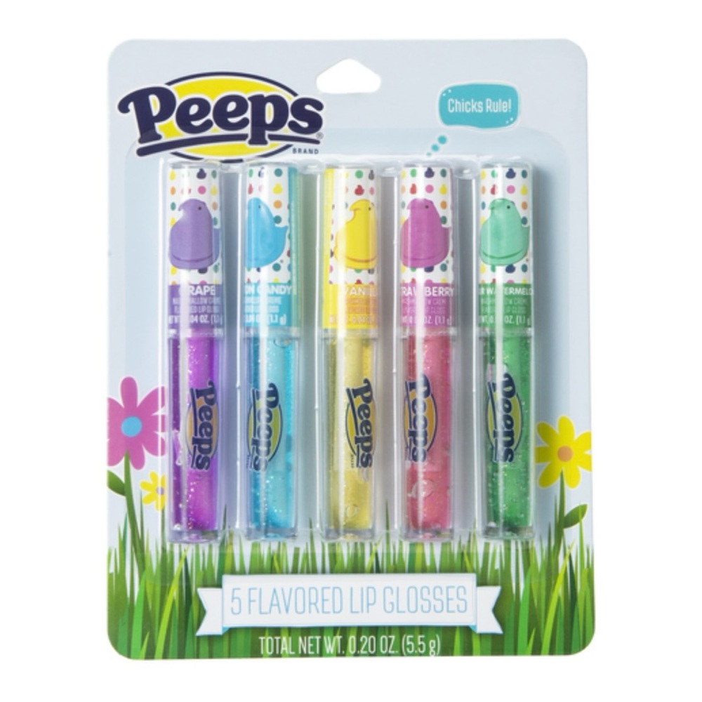 NIB ♥️ Peeps 5 Flavored Lip Gloss Set